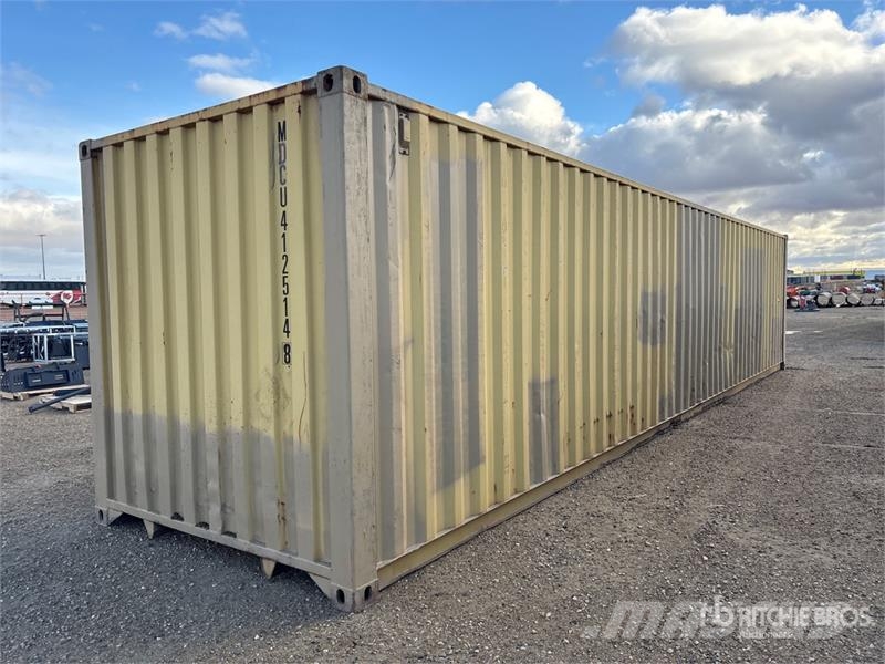 Quantity of (2) 40 ft Storage Container Storage containers