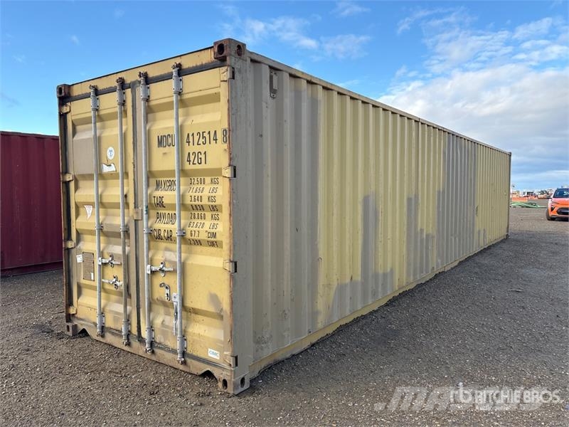 Quantity of (2) 40 ft Storage Container Storage containers