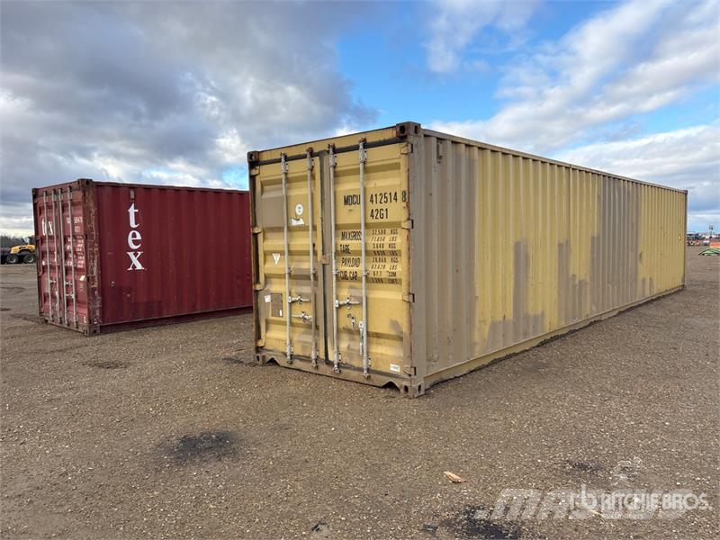 Quantity of (2) 40 ft Storage Container Storage containers