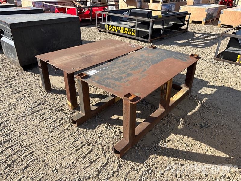 Quantity of (2) 48 x 27 x 18 in Table Muu