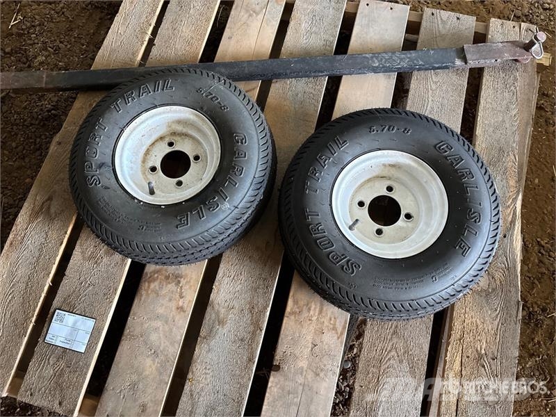 Quantity of (2) 5.70-8 Tires مكونات أخرى