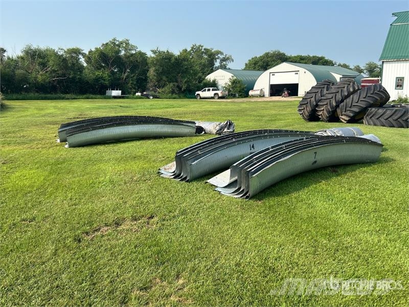 Quantity of (2) 50 ft Temporary Bin Ring Агрегати/машини за обработка и съхранение на зърно - Други