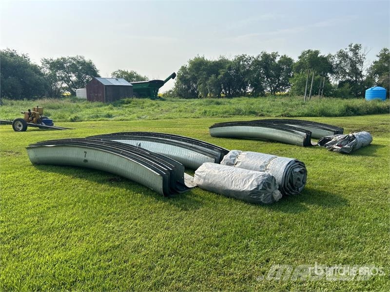 Quantity of (2) 50 ft Temporary Bin Ring Агрегати/машини за обработка и съхранение на зърно - Други