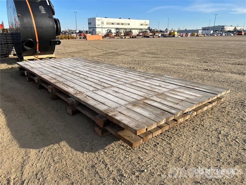  Quantity of (2) 7 ft x 17.5 ft Heavy Duty Wooden P Építőipar - Egyebek
