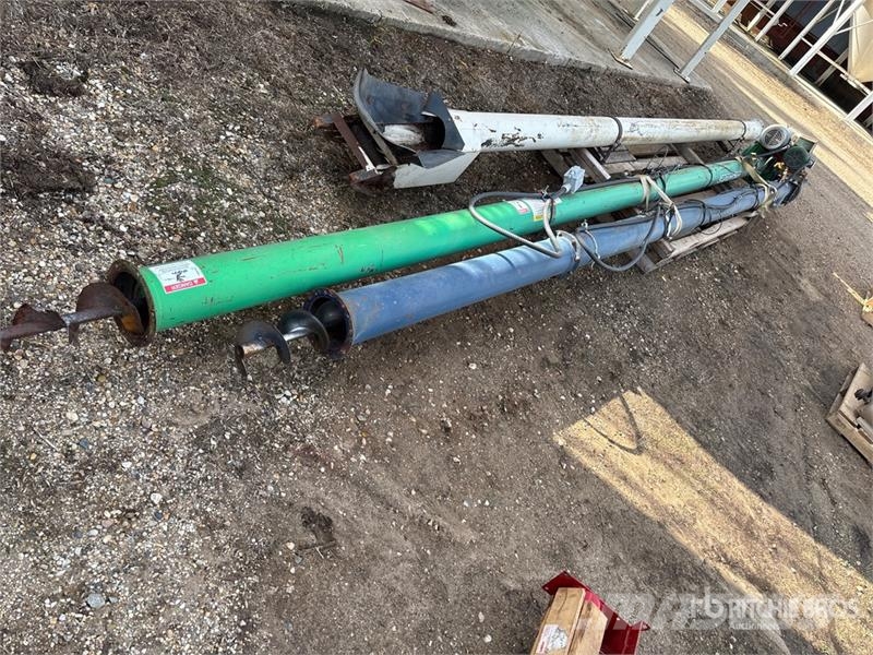 Quantity of (2) 7 in x Electric Grain Auger Taşıma ekipmanları