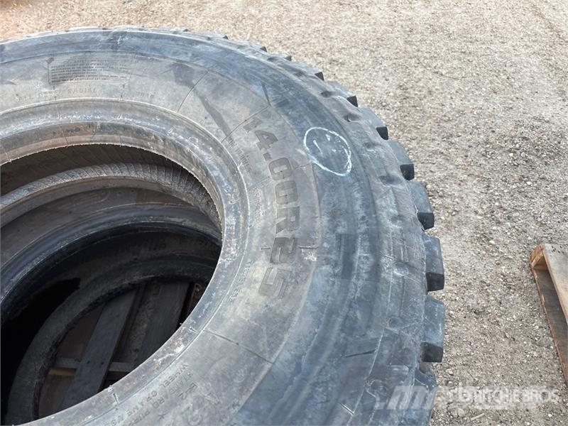Quantity of (2) Aeolus 14.00R25 Tires Шины и колёса