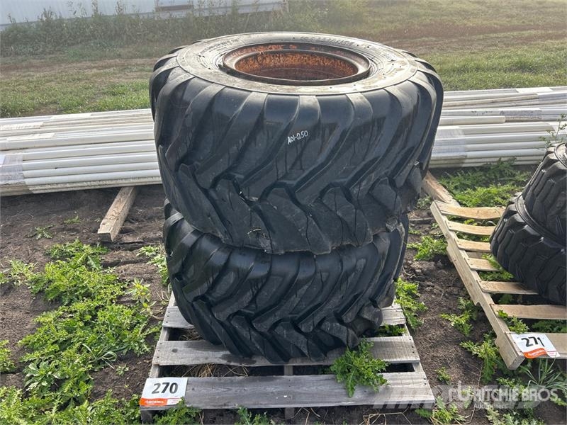 Quantity of (2) Alliance 48x25.00-20 NHS Tires Pneus, roues et jantes