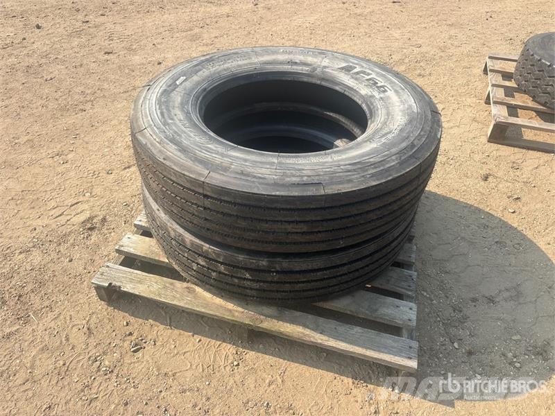 Quantity of (2) Aufine 11R24.5 Tires (Unused) Tyres, wheels and rims