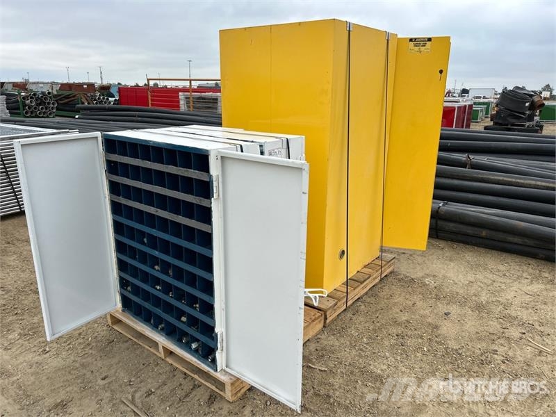 Quantity of (2) Bolt Bin Cabinets with Hinged Door Construction - Others