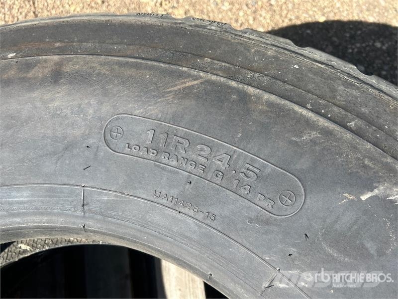  Quantity of (2) Bridgestone 11R24.5 Tires Llantas