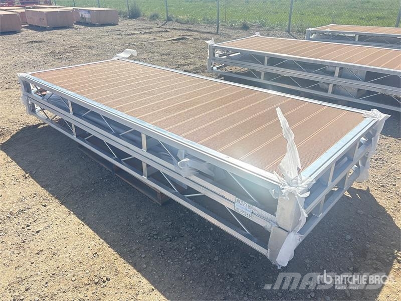 Quantity of (2) BYT BDF410 10 ft x 4 ft Aluminum Muut maatalouskoneet