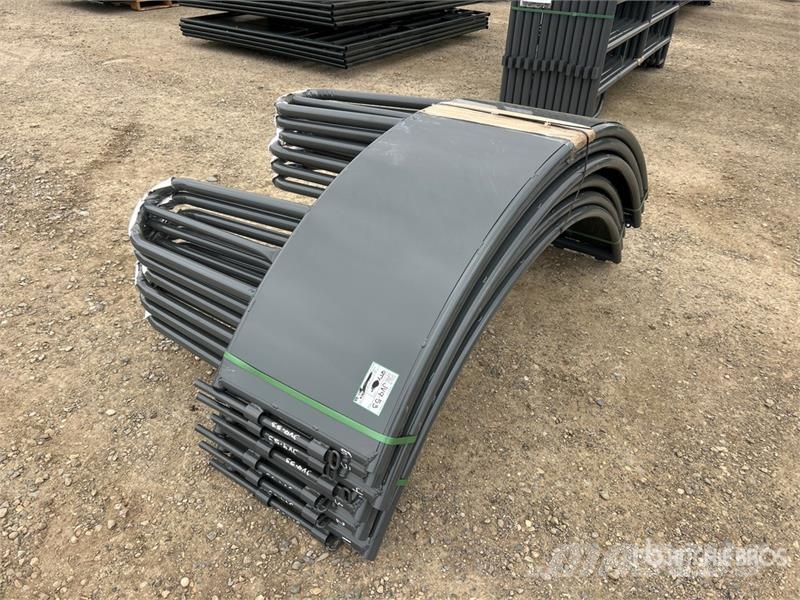 Quantity of (2) BYT STBF45 Sheeted Tombstone Bale Karjan ruokintalaitteet
