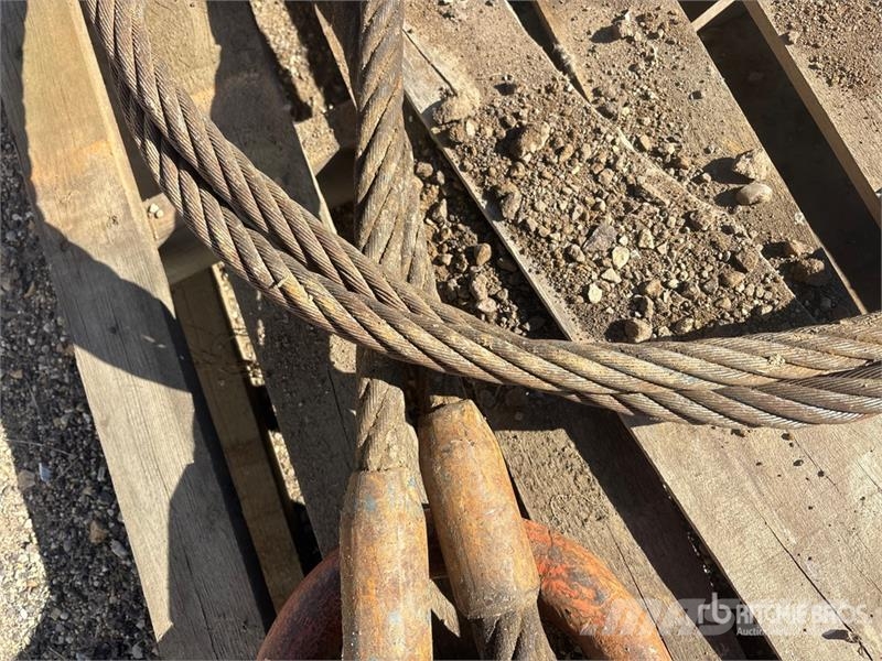  Quantity of (2) Cable Sling Rigging Kranar, delar och tillbehör