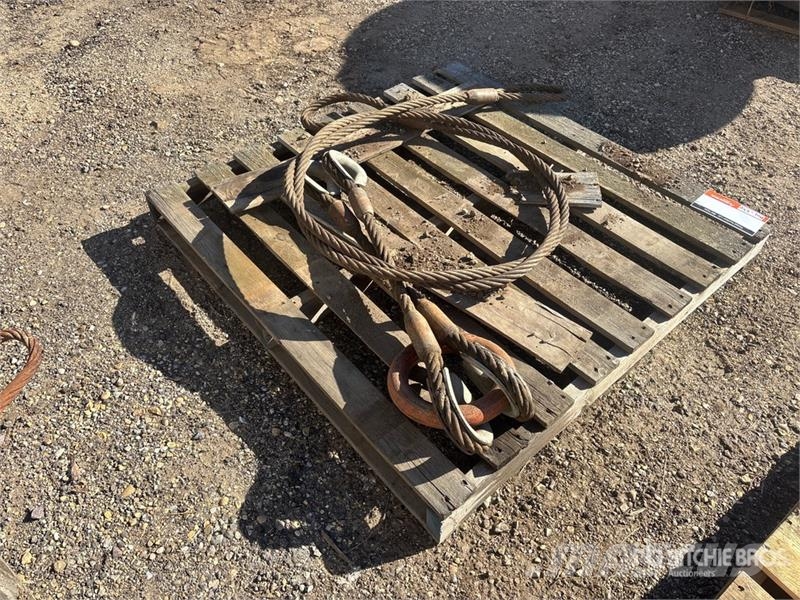  Quantity of (2) Cable Sling Rigging Kranar, delar och tillbehör