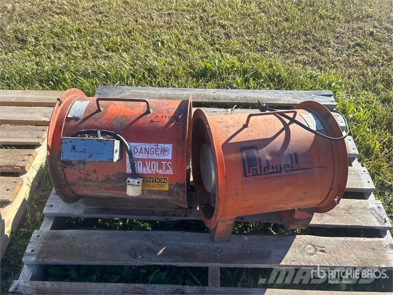 Quantity of (2) Caldwell AF12.75 0.75 hp Aeration Зърносушилни