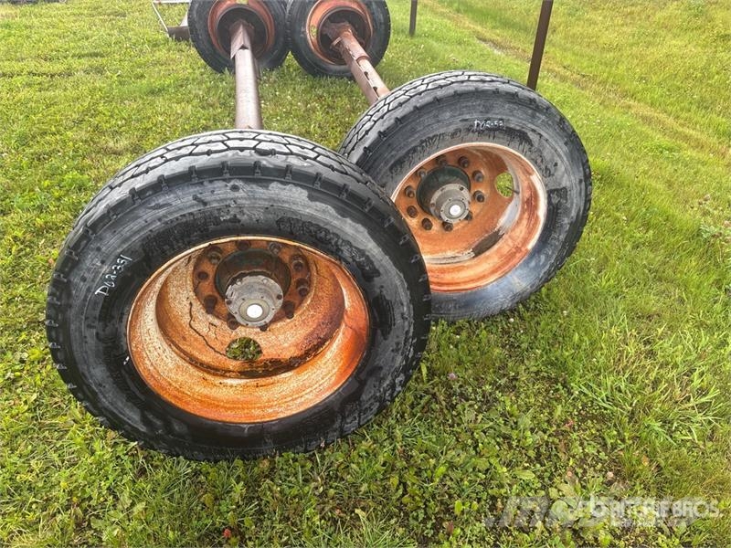  Quantity of (2) Custom Built Axle Asis