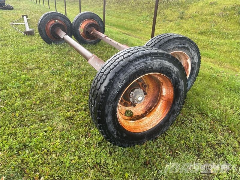  Quantity of (2) Custom Built Axle Asis
