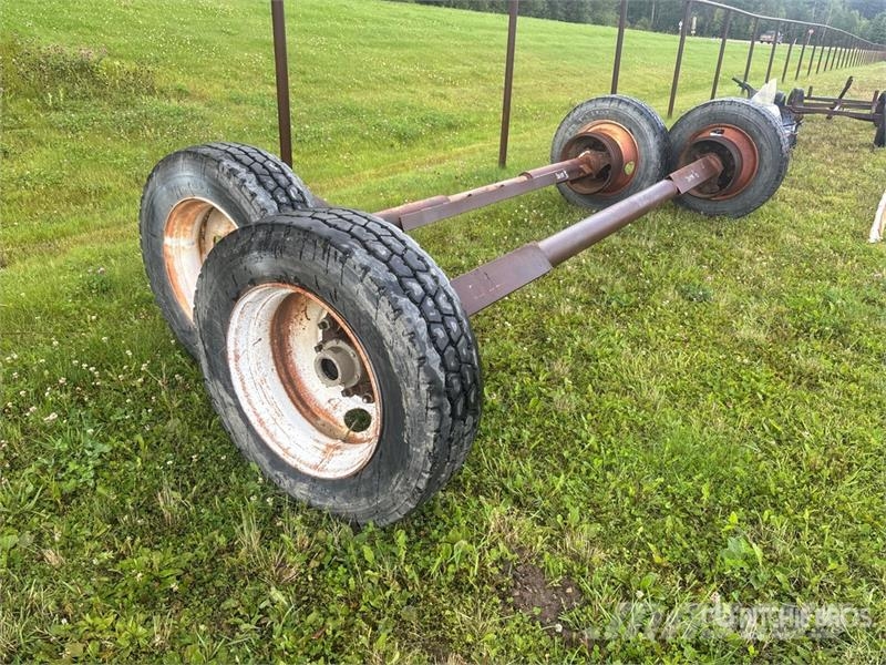  Quantity of (2) Custom Built Axle Asis
