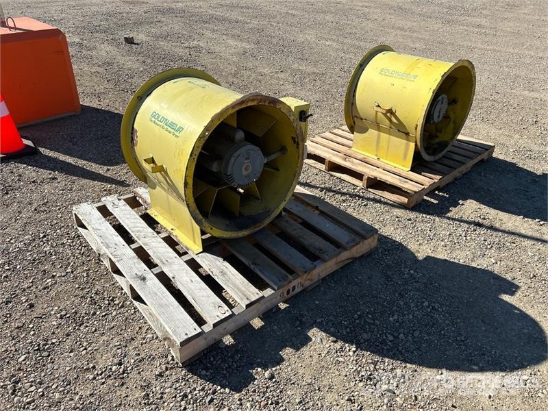 Quantity of (2) Gold'n Air 7 hp Aeration Fan Žitni sušilci