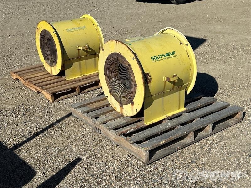Quantity of (2) Gold'n Air 7 hp Aeration Fan Žitni sušilci