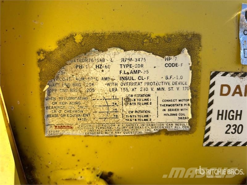 Quantity of (2) Gold'n Air 7 hp Aeration Fan Žitni sušilci