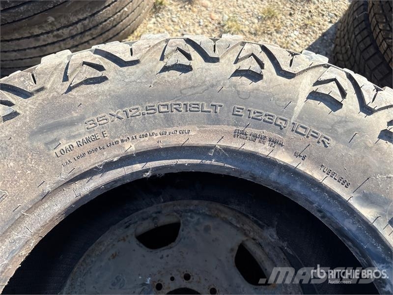 Quantity of (2) Haida 35x12.5R18 Tires Gume, kotači i naplatci