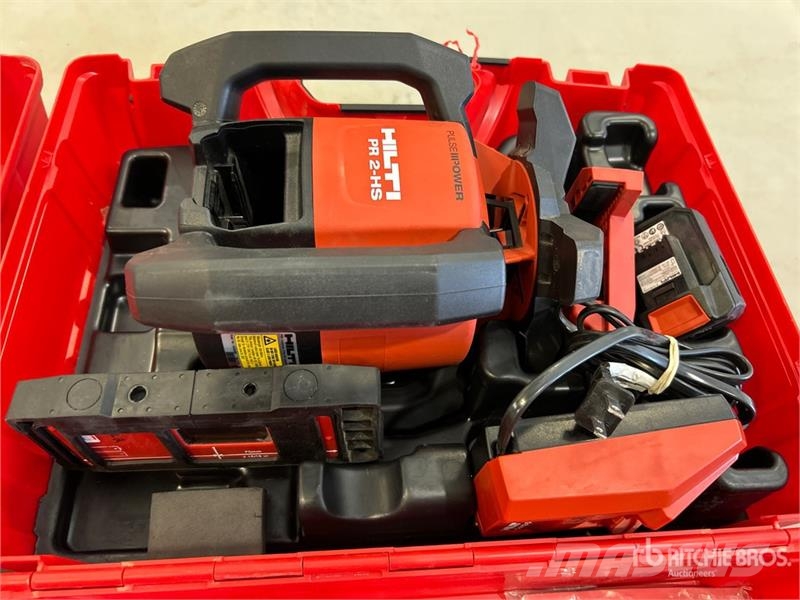  Quantity of (2) Hilti PR 2-HS Laser Level Instrumenter, måle- og automatiseringsudstyr