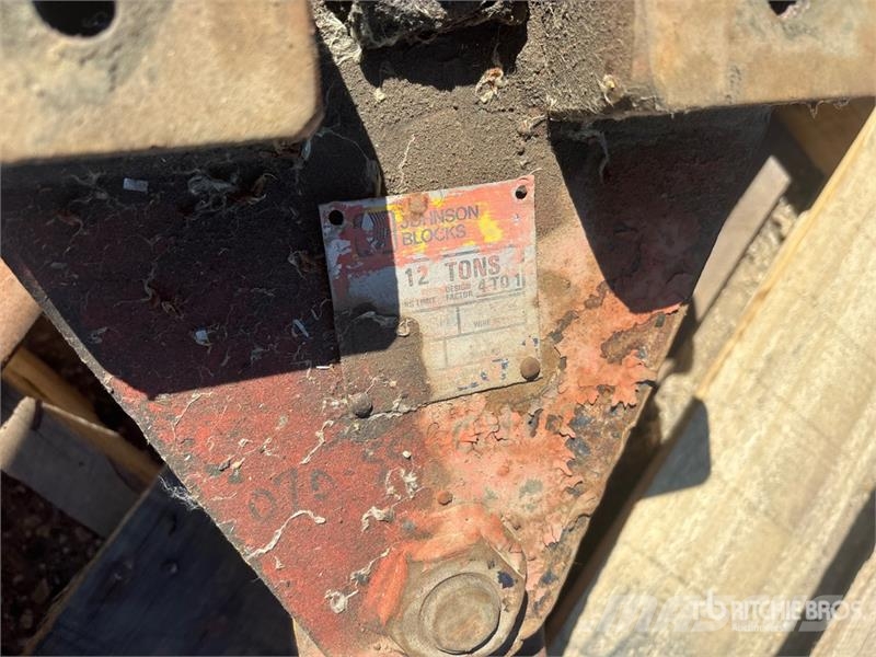  Quantity of (2) Hook Block Crane spares & accessories
