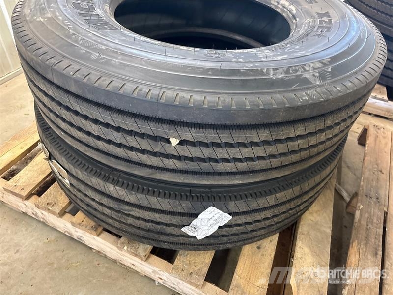 Quantity of (2) Michelin XZE 12R22.5 Tires (Unused Tyres, wheels and rims