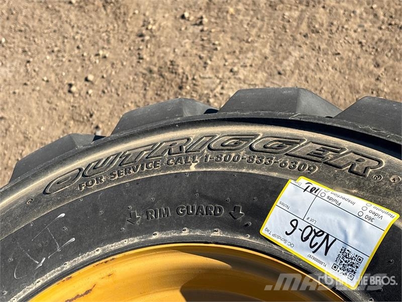 Quantity of (2) Outrigger 14x17.5 Foam Filled Tire Roti