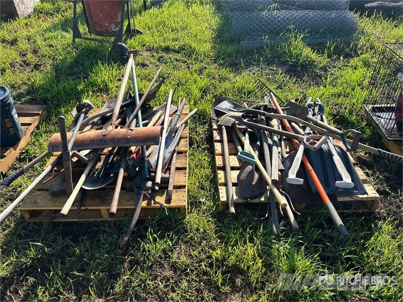 Quantity of (2) Pallets of Hand Tools, Shovels, Ra Drugi deli