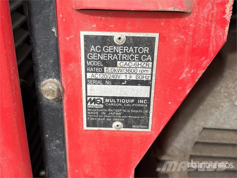 Quantity of (2) Pallets of Portable Generators, Co Andere Zubehörteile