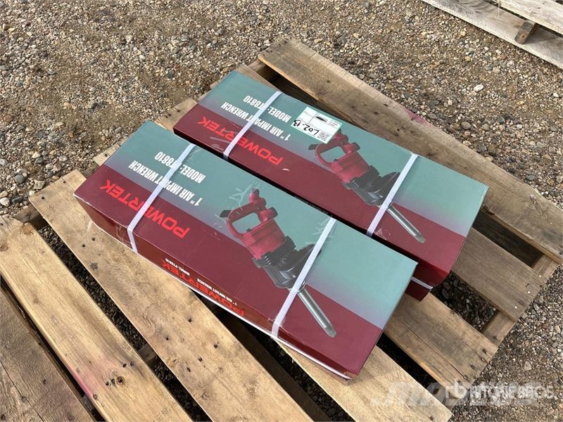  Quantity of (2)  Powertek PT8810 Impact Wrench (Un Andere Zubehörteile