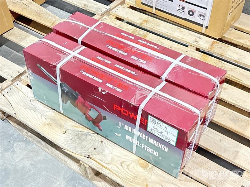 Quantity of (2)  Powertek PT8810 1 in Air impact w مكونات أخرى