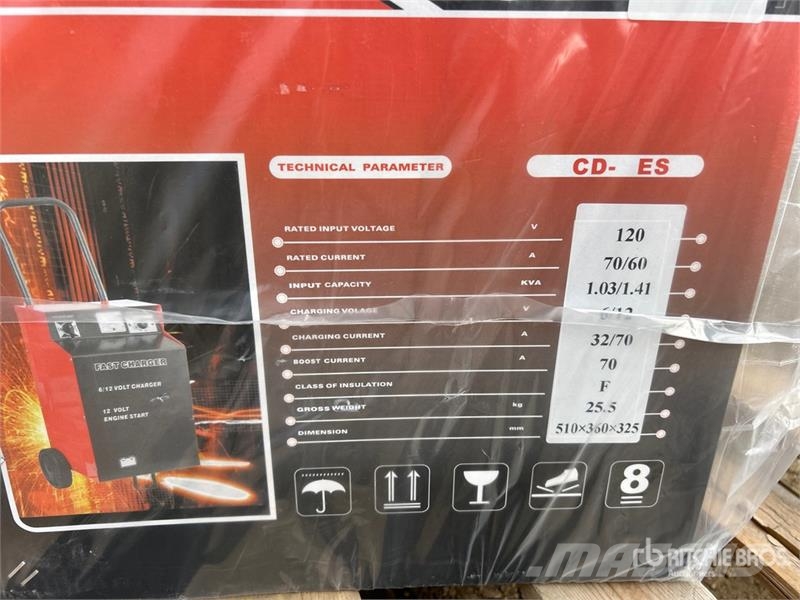Quantity of (2) Powertek CD-265ES Battery Charger Ładowarki