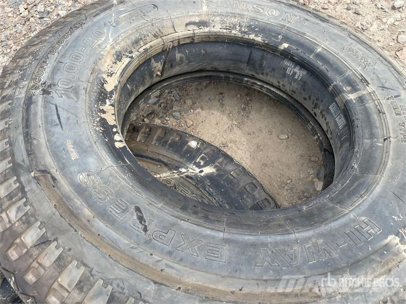 Quantity of (2) Samson 10.00-20 Tires (Unused) Tyres, wheels and rims