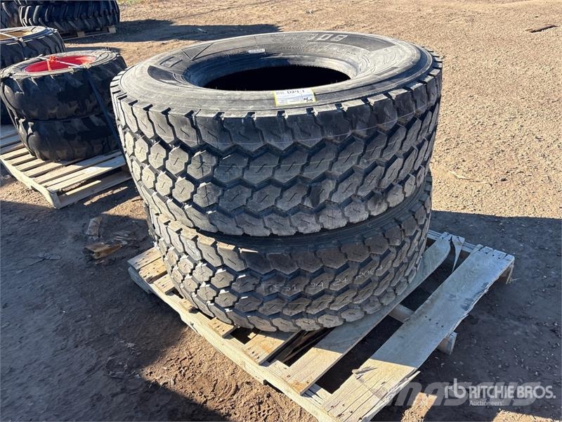  Quantity of (2) Sierra 445/65R22.5 Tires (Unused) الإطارات والعجلات والحافات