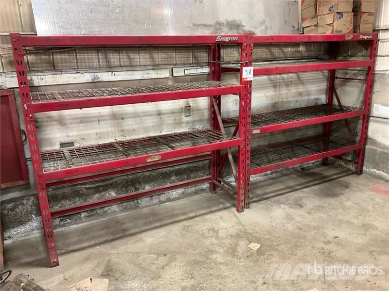  Quantity of (2) Snap-On Shelving Andre komponenter