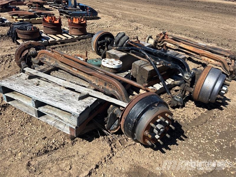 Quantity of (2) Steer Truck Axle Tipper trucks
