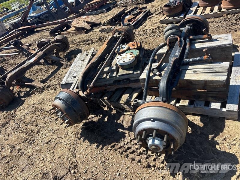 Quantity of (2) Steer Truck Axle Tipper trucks