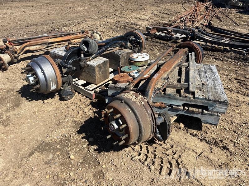 Quantity of (2) Steer Truck Axle Tipper trucks