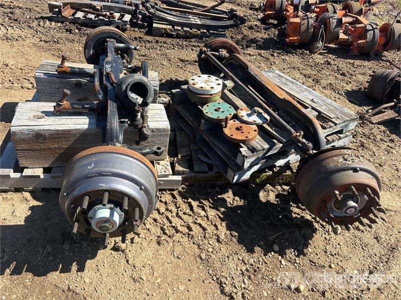 Quantity of (2) Steer Truck Axle Tipper trucks