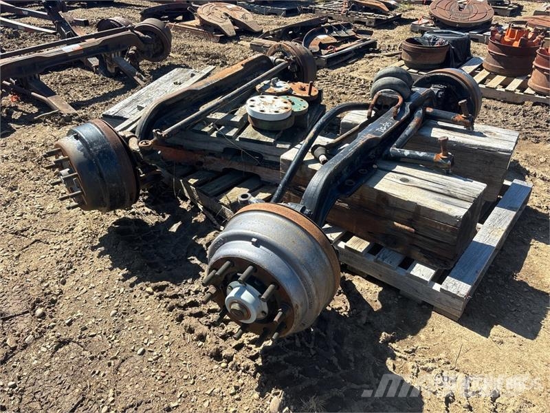 Quantity of (2) Steer Truck Axle Tipper trucks