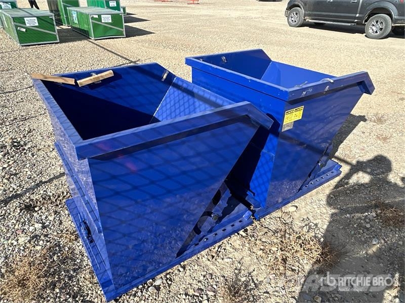 Quantity of (2) Suihe N-1CY -2 3 ft 6 in Self-Dum Tartályok és tölcsérek