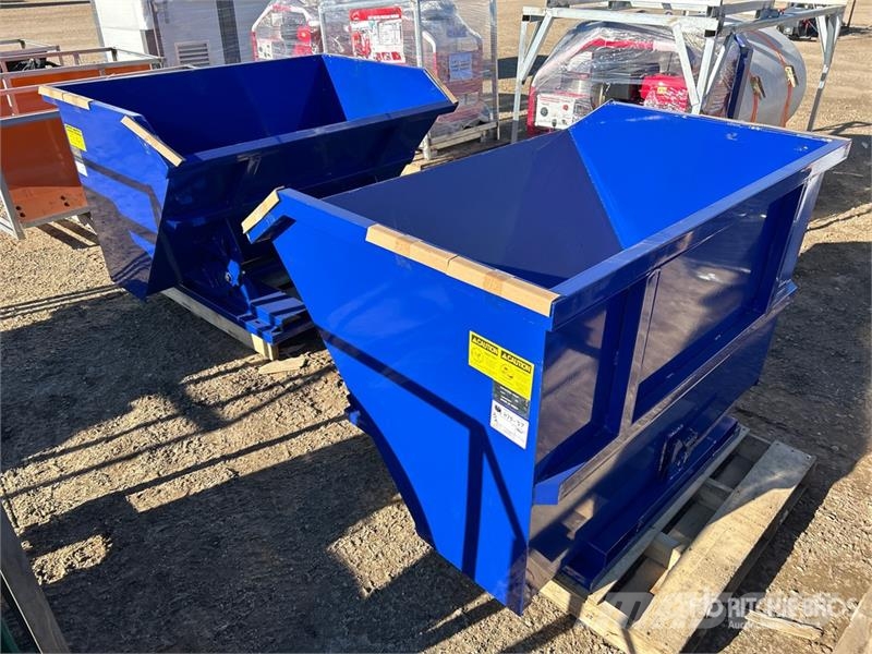 Quantity of (2) Suihe N-1.5CY-2 5 ft 2.5 in Self- 저장통 및 호퍼