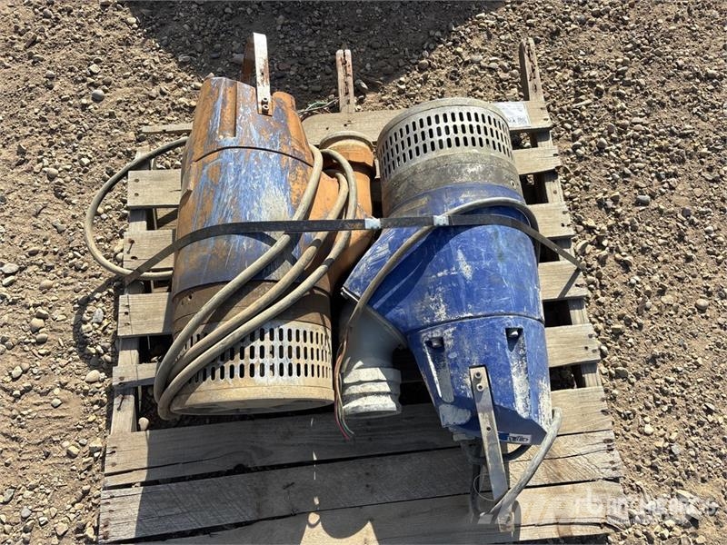 Quantity of (2) Sulzer Submersible Water Pump Kiti naudoti statybos komponentai