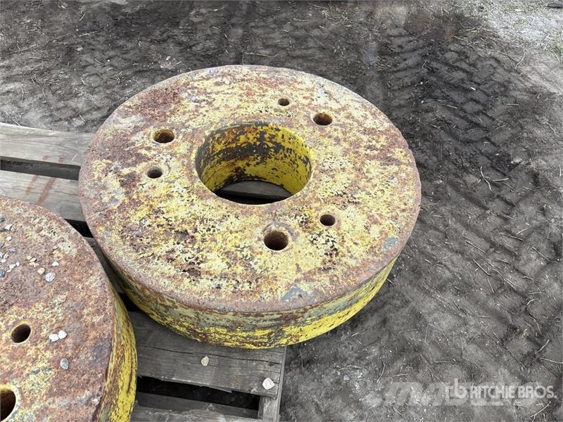 Quantity of (2) Tractor Weights Front lodd