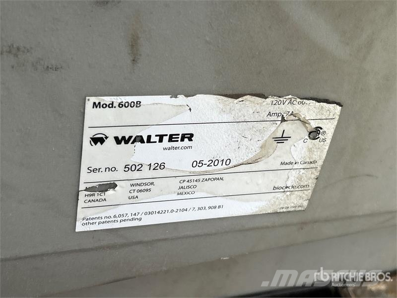 Quantity of (2) Walter Parts Washer Bouw - Overige