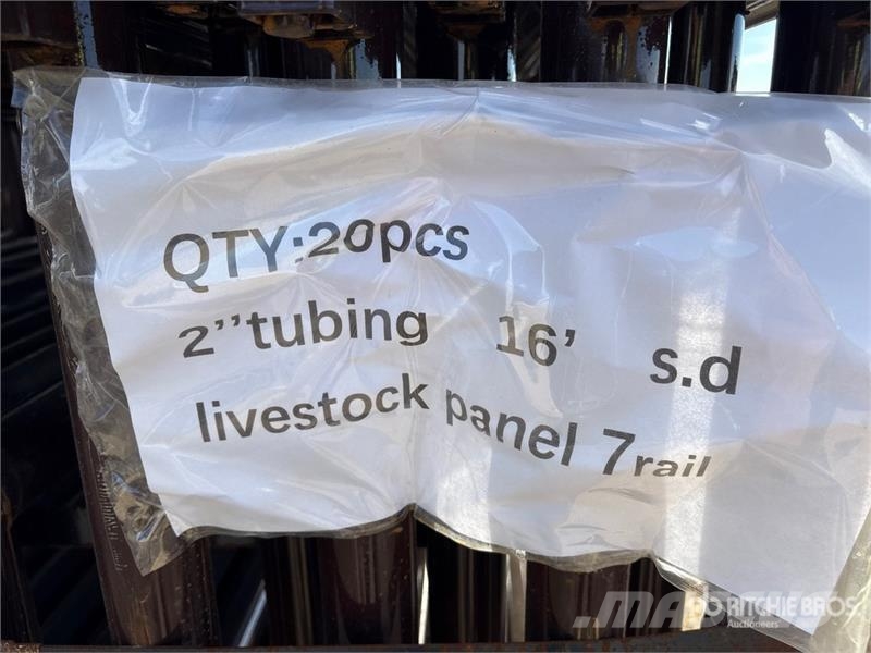 Quantity of (20) BYT MRSDRP16 16 ft (7) Rail Ranc Оборудование для животноводческих ферм
