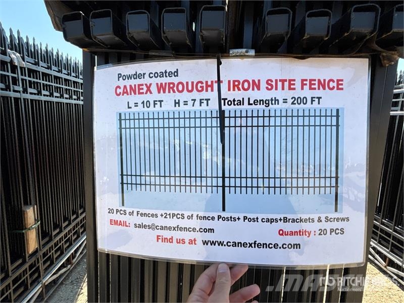 Quantity of (20) Canex 10 ft x 7 ft Powder Coated Drugi deli